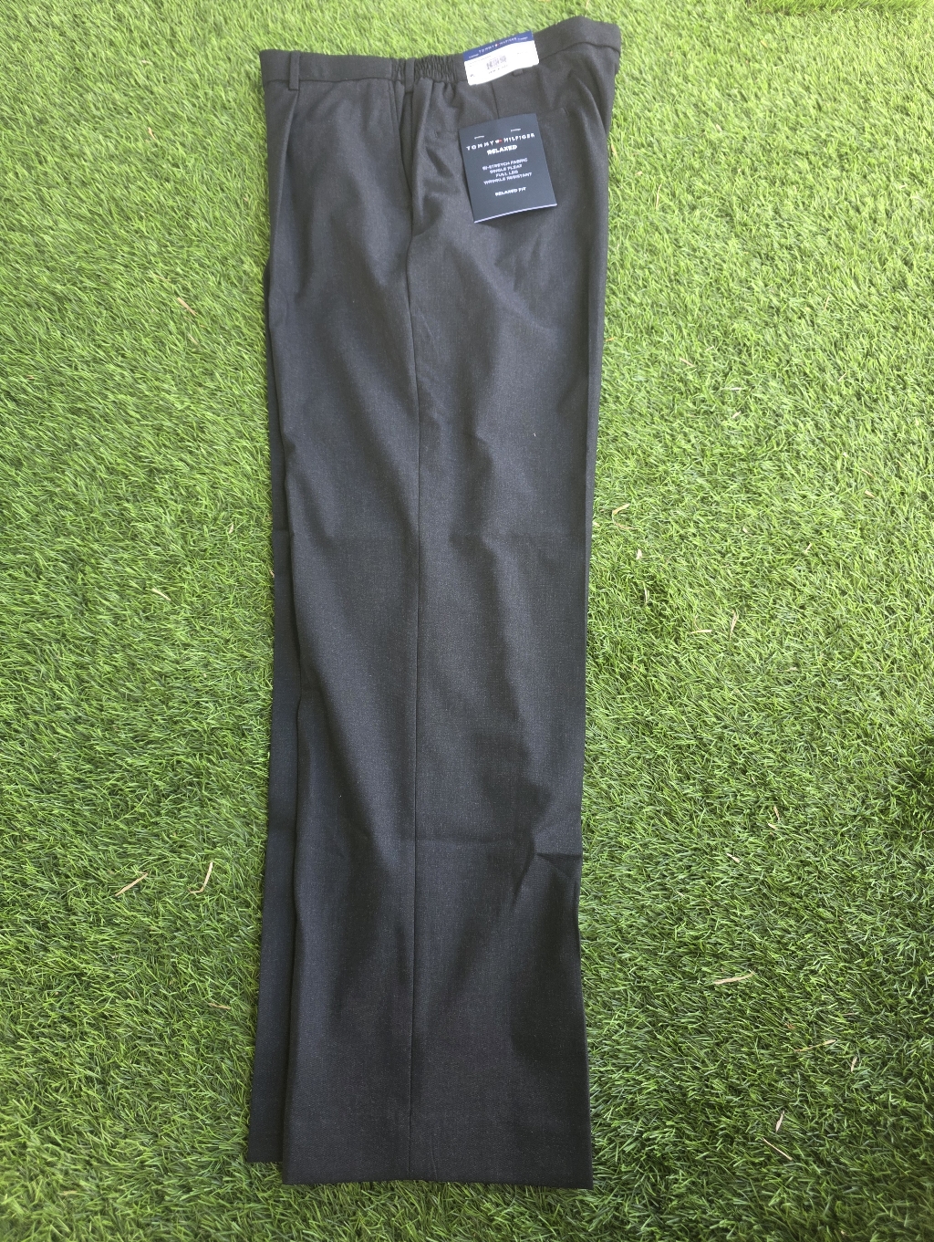 Tommy Hilfiger Mens Dress Pants 32x32 Stretch Nwt Charcoal $95 Mrsp Career